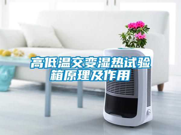 高低溫交變濕熱試驗箱原理及作用