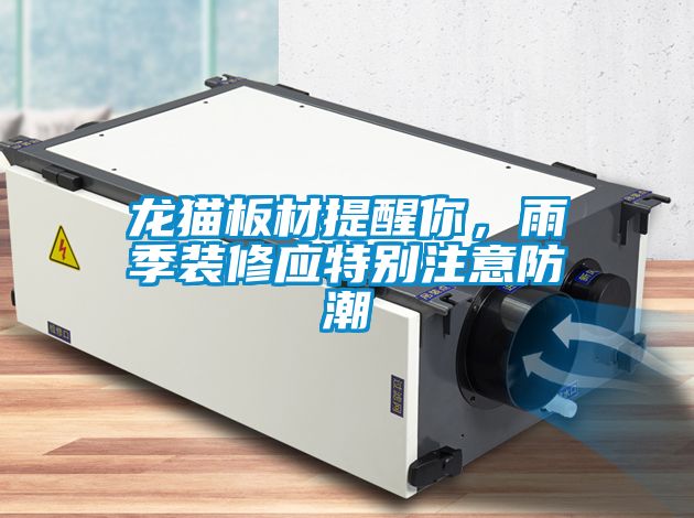龍貓板材提醒你，雨季裝修應特別注意防潮