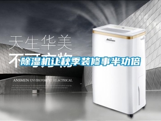 企業新聞除濕機讓秋季裝修事半功倍