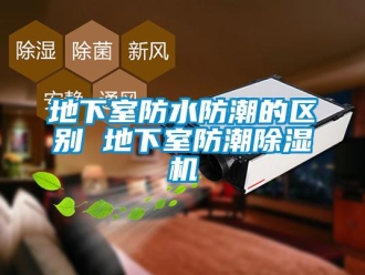 企業(yè)新聞地下室防水防潮的區(qū)別 地下室防潮除濕機