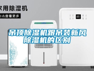 企業新聞吊頂除濕機跟吊裝新風除濕機的區別