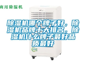 企業新聞除濕機哪個牌子好，除濕機品牌十大排名，除濕機什么牌子最好品質最好