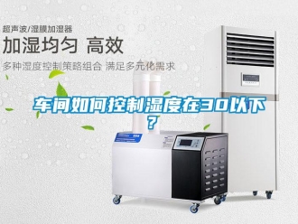 常見(jiàn)問(wèn)題車(chē)間如何控制濕度在30以下？