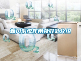 知識百科新風系統作用及好處介紹