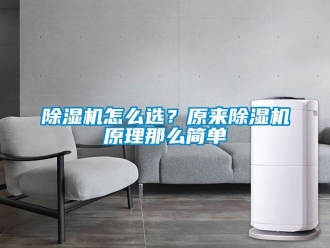 行業(yè)新聞除濕機怎么選？原來除濕機原理那么簡單