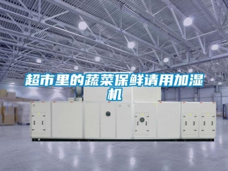 企業(yè)新聞超市里的蔬菜保鮮請(qǐng)用加濕機(jī)