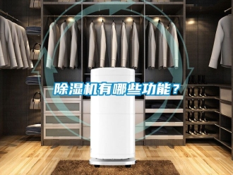 行業新聞除濕機有哪些功能？