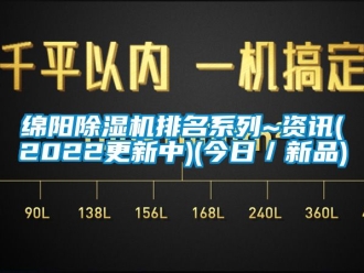 行業新聞綿陽除濕機排名系列~資訊(2022更新中)(今日／新品)