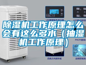 行業新聞除濕機工作原理怎么會有這么多水（抽濕機工作原理）
