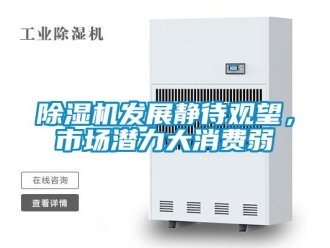企業新聞除濕機發展靜待觀望，市場潛力大消費弱