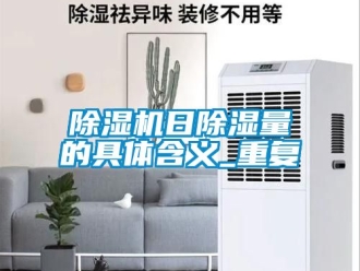 行業新聞除濕機日除濕量的具體含義_重復