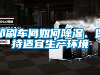 常見問題印刷車間如何除濕、保持適宜生產環境