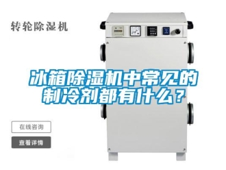 常見(jiàn)問(wèn)題冰箱除濕機(jī)中常見(jiàn)的制冷劑都有什么？
