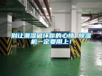 常見問題別讓潮濕破壞你的心情 除濕機一定要用上！