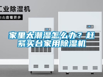 常見問(wèn)題家里太潮濕怎么辦？趕緊買臺(tái)家用除濕機(jī)