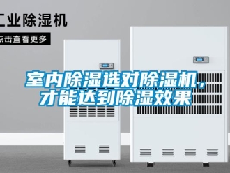 知識百科室內除濕選對除濕機，才能達到除濕效果