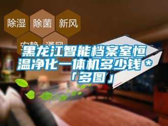 新聞資訊黑龍江智能檔案室恒溫凈化一體機多少錢＊「多圖」