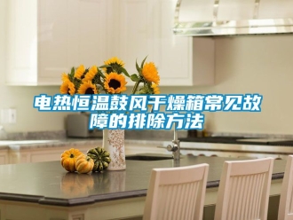 知識百科電熱恒溫鼓風干燥箱常見故障的排除方法