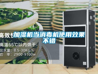 行業(yè)新聞加濕機(jī)當(dāng)消毒機(jī)使用效果不錯(cuò)