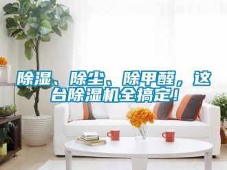企業(yè)新聞除濕、除塵、除甲醛，這臺除濕機(jī)全搞定！