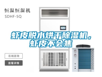 行業(yè)新聞蝦皮脫水烘干除濕機，蝦皮不會焦