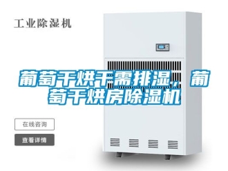 行業(yè)新聞葡萄干烘干需排濕，葡萄干烘房除濕機