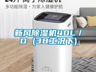 知識百科新風除濕機40L／D (38工況下)