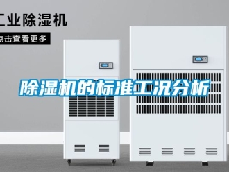 企業新聞除濕機的標準工況分析