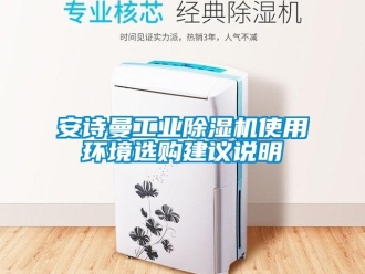 企業新聞安詩曼工業除濕機使用環境選購建議說明