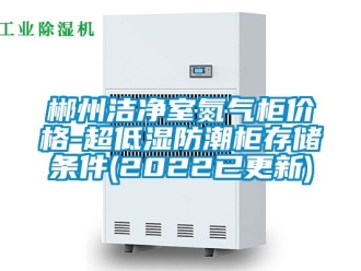 企業新聞郴州潔凈室氮氣柜價格-超低濕防潮柜存儲條件(2022已更新)
