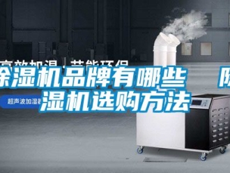 企業(yè)新聞除濕機品牌有哪些  除濕機選購方法