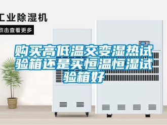 知識百科購買高低溫交變濕熱試驗(yàn)箱還是買恒溫恒濕試驗(yàn)箱好