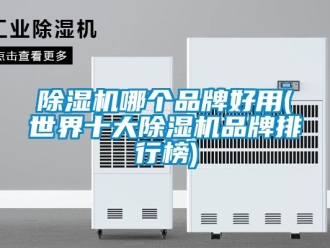 企業(yè)新聞除濕機(jī)哪個品牌好用(世界十大除濕機(jī)品牌排行榜)