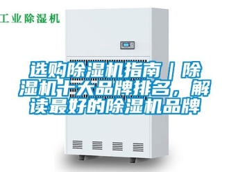 企業(yè)新聞選購(gòu)除濕機(jī)指南｜除濕機(jī)十大品牌排名，解讀最好的除濕機(jī)品牌