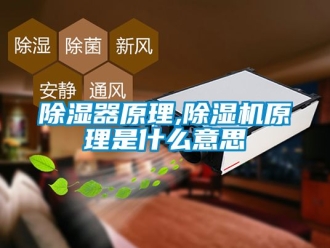 行業新聞除濕器原理,除濕機原理是什么意思