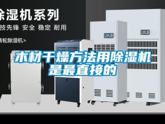 行業新聞木材干燥方法用除濕機是最直接的