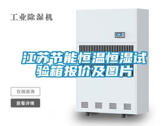 知識(shí)百科江蘇節(jié)能恒溫恒濕試驗(yàn)箱報(bào)價(jià)及圖片
