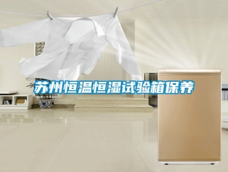 知識百科蘇州恒溫恒濕試驗箱保養