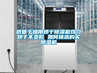 行業新聞紙管干燥用烘干除濕機均勻烘干不變形 如何挑選購買除濕機