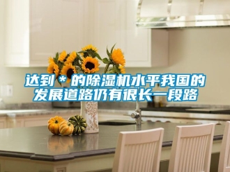 行業新聞達到＊的除濕機水平我國的發展道路仍有很長一段路