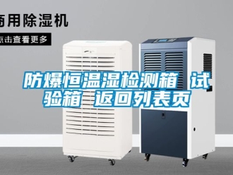 企業(yè)新聞防爆恒溫濕檢測箱 試驗(yàn)箱 返回列表頁
