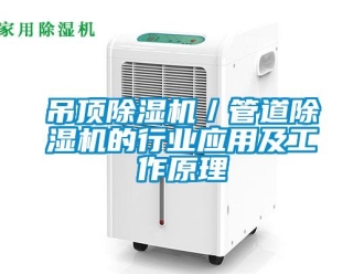企業新聞吊頂除濕機／管道除濕機的行業應用及工作原理