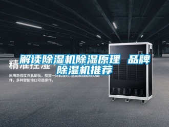 企業新聞解讀除濕機除濕原理 品牌除濕機推薦
