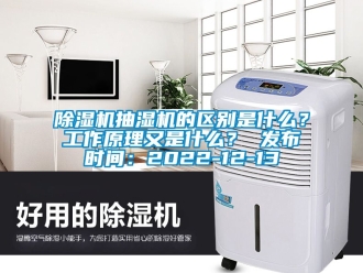 企業新聞除濕機抽濕機的區別是什么？工作原理又是什么？ 發布時間：2022-12-13