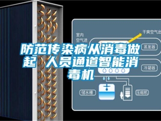 企業新聞防范傳染病從消毒做起 人員通道智能消毒機