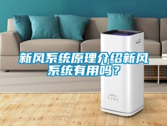 常見問題新風系統原理介紹新風系統有用嗎？