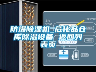 企業新聞防爆除濕機_危化品倉庫除濕設備 返回列表頁