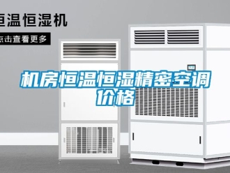 知識百科機(jī)房恒溫恒濕精密空調(diào)價格