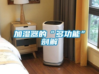 行業新聞加濕器的“多功能”剖解