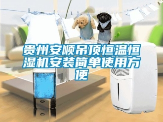 知識百科貴州安順吊頂恒溫恒濕機(jī)安裝簡單使用方便